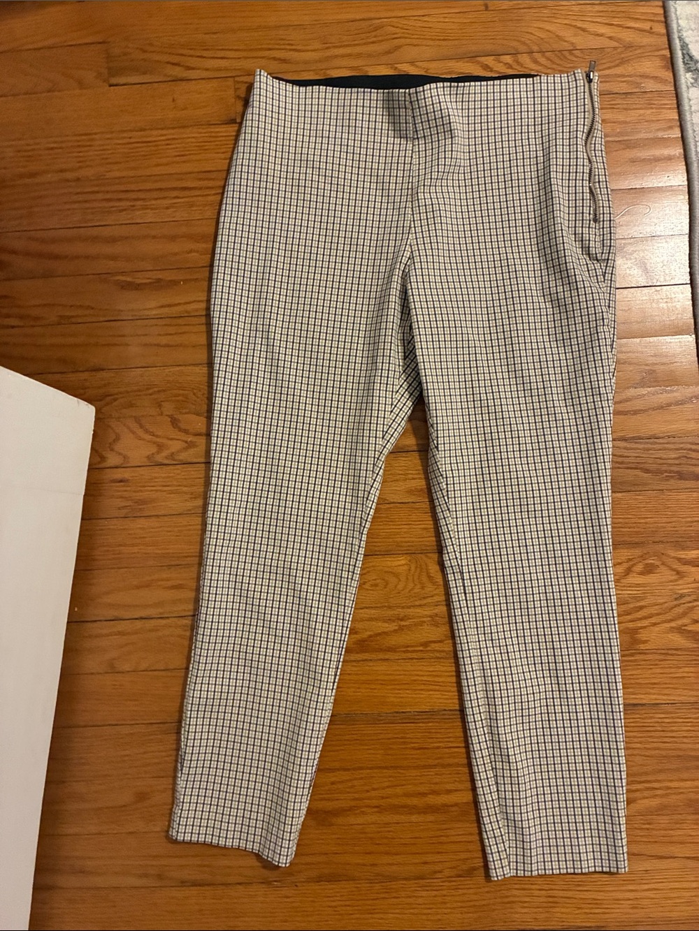 a new day Black & White Check Slim Capri Pants